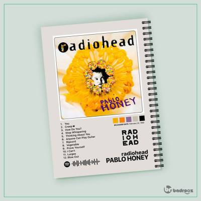 دفتر یادداشت ریدیوهد 2- Radiohead