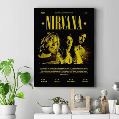 تابلو کنواس (بوم) نیروانا7 - Nirvana