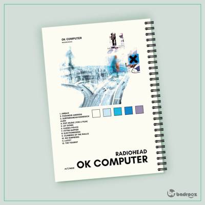 دفتر یادداشت ریدیو هد 5- Radiohead