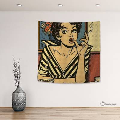 بک دراپ مربع classic girl
