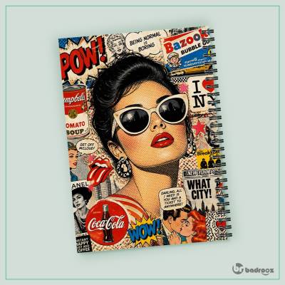 دفتر یادداشت pop art 1