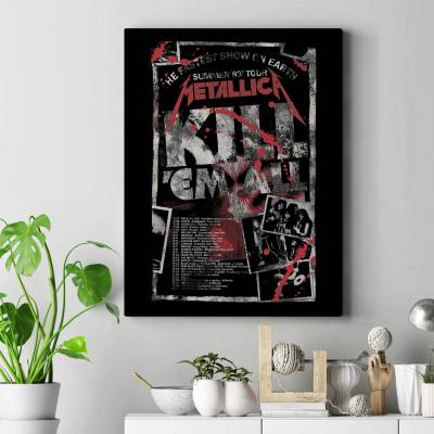 تابلو کنواس (بوم) متالیکا 8 - Metallica