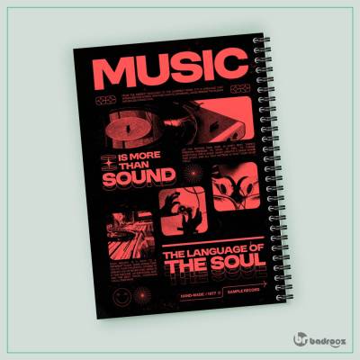 دفتر یادداشت Music 01