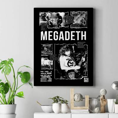 تابلو کنواس (بوم) مگادث 1 - Megadeth