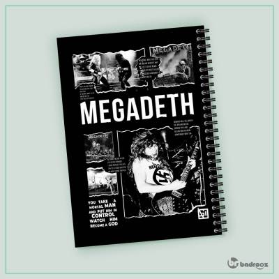 دفتر یادداشت مگادث 1 - Megadeth