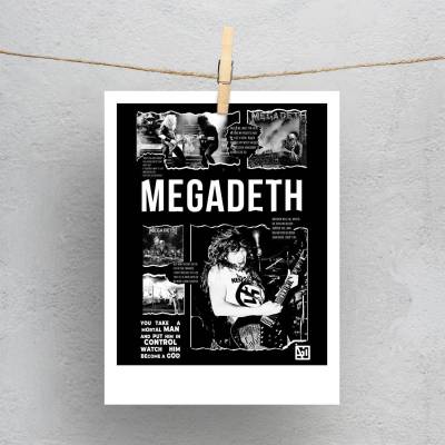پولاروید(فتوکارت) مگادث 1 - Megadeth
