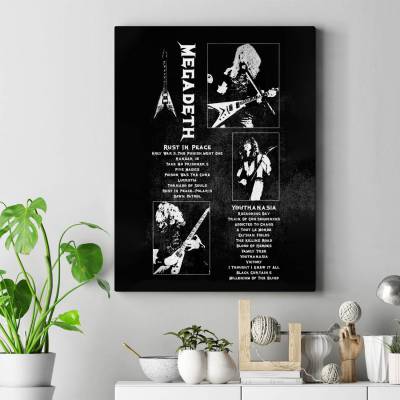 تابلو کنواس (بوم) مگادث 2 - Megadeth