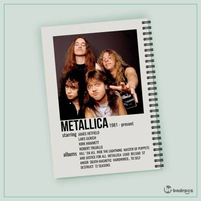 دفتر یادداشت متالیکا 8 - Metallica