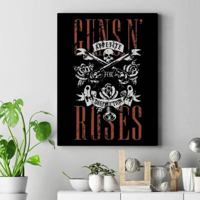 تابلو کنواس (بوم) گانز ان رزز 2-Guns N Roses