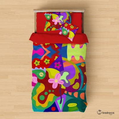 روتختی یک نفره  Doodle art - دودل آرت- طرح 1