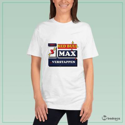 تی شرت زنانه F1 Club| Max Verstappen | Retro Edition