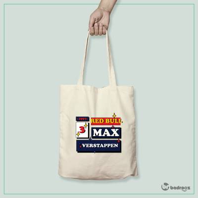 کیف خرید کتان (توت بگ) F1 Club| Max Verstappen | Retro Edition