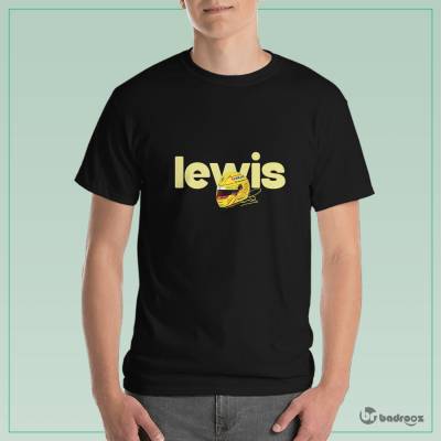 تی شرت مردانه  F1 Club | Lewis Hamilton Ferrari Era | Yellow Helmet