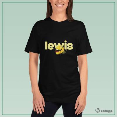 تی شرت زنانه  F1 Club | Lewis Hamilton Ferrari Era | Yellow Helmet