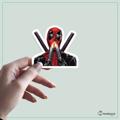 استیکر و برچسب dead pool-2