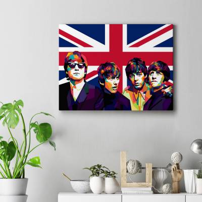 قاب کنواس The Beatles 21