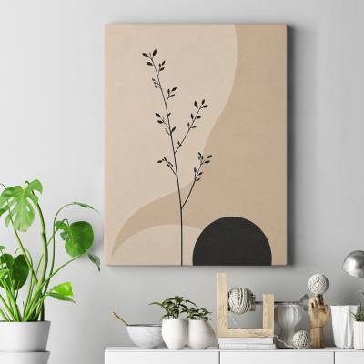 تابلو کنواس (بوم) طرح مینیمال ابسترکت ( Minimal Abstract) - کد : 001