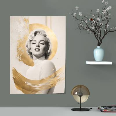 پوستر  طرح مرلین مونرو ( Marilyn Monroe) - کد : 001