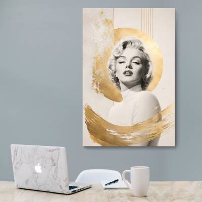 شاسی  طرح مرلین مونرو ( Marilyn Monroe) - کد : 001