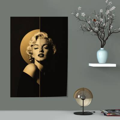 پوستر  طرح مرلین مونرو ( Marilyn Monroe) - کد : 002