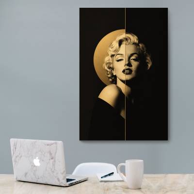 شاسی  طرح مرلین مونرو ( Marilyn Monroe) - کد : 002