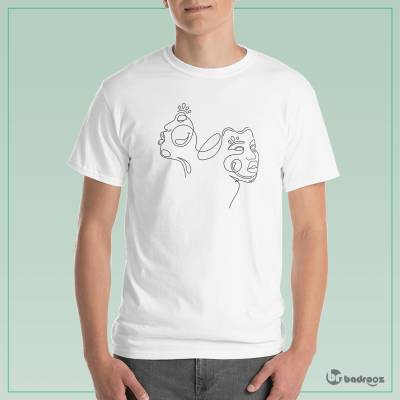 تی شرت مردانه اشک و لبخند