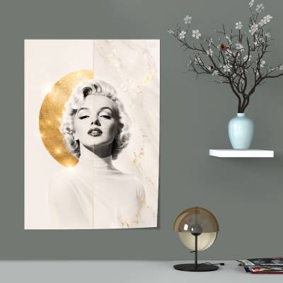 پوستر  طرح مرلین مونرو ( Marilyn Monroe) - کد : 004