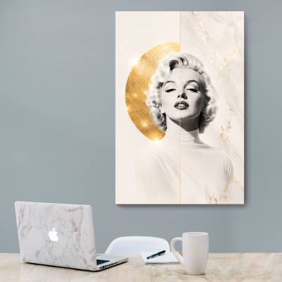 شاسی  طرح مرلین مونرو ( Marilyn Monroe) - کد : 004