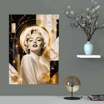 پوستر  طرح مرلین مونرو ( Marilyn Monroe) - کد : 006