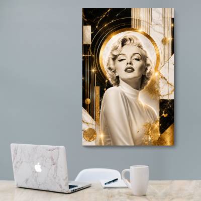 شاسی  طرح مرلین مونرو ( Marilyn Monroe) - کد : 006