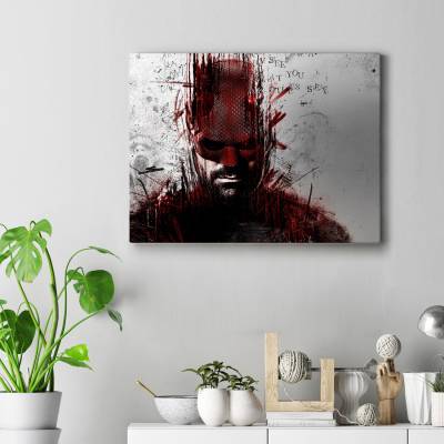 تابلو کنواس (بوم) طرح دردویل ( Daredevil) - کد : 003