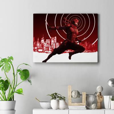 تابلو کنواس (بوم) طرح دردویل ( Daredevil) - کد : 005