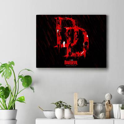 تابلو کنواس (بوم) طرح دردویل ( Daredevil) - کد : 009