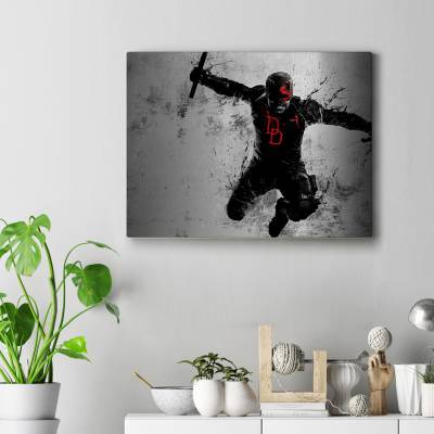تابلو کنواس (بوم) طرح دردویل ( Daredevil) - کد : 013