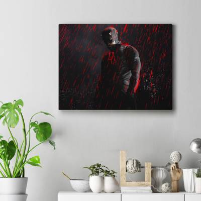 تابلو کنواس (بوم) طرح دردویل ( Daredevil) - کد : 017