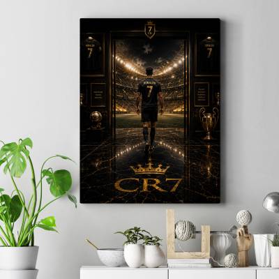 تابلو کنواس (بوم) طرح کریستیانو رونالدو (Cristiano Ronaldo) - کد : 006