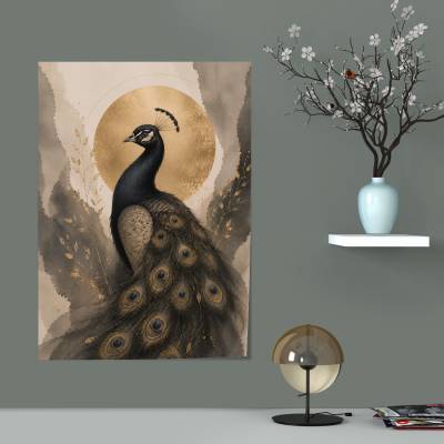 پوستر  طرح طاووس ( Peacock) - کد : 002
