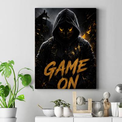 تابلو کنواس (بوم) طرح گیمینگ ( Gaming) - کد : 005