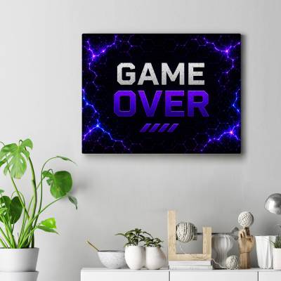 تابلو کنواس (بوم) طرح گیمینگ ( Gaming) - کد : 006
