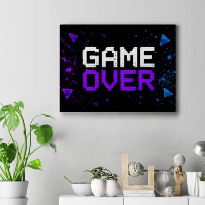 تابلو کنواس (بوم) طرح گیمینگ ( Gaming) - کد : 007