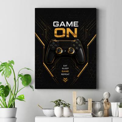تابلو کنواس (بوم) طرح گیمینگ ( Gaming) - کد : 008