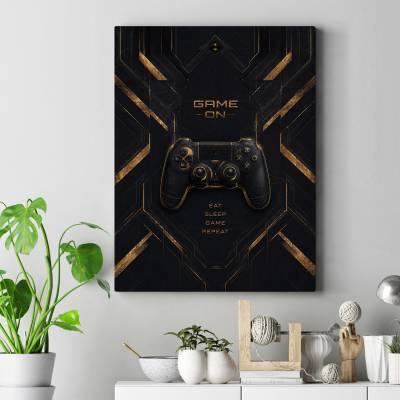 تابلو کنواس (بوم) طرح گیمینگ ( Gaming) - کد : 009