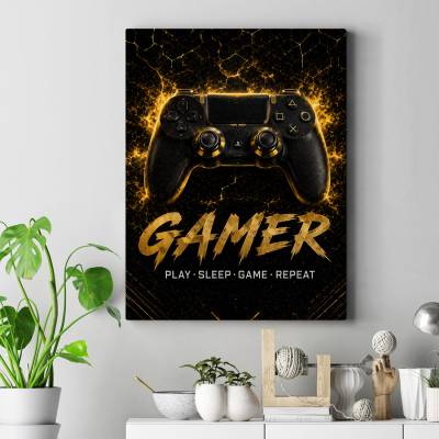 تابلو کنواس (بوم) طرح گیمینگ ( Gaming) - کد : 011