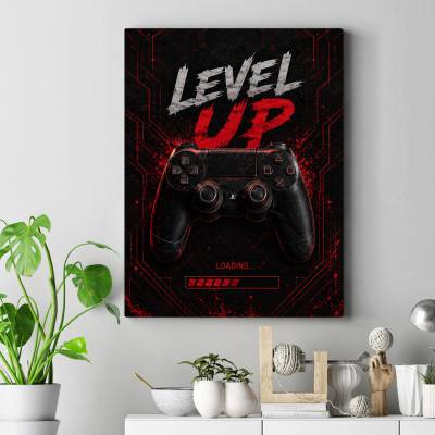 تابلو کنواس (بوم) طرح گیمینگ ( Gaming) - کد : 014