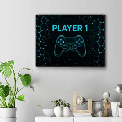تابلو کنواس (بوم) طرح گیمینگ ( Gaming) - کد : 019