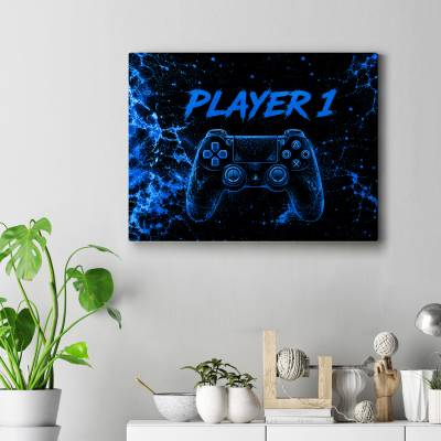 تابلو کنواس (بوم) طرح گیمینگ ( Gaming) - کد : 020