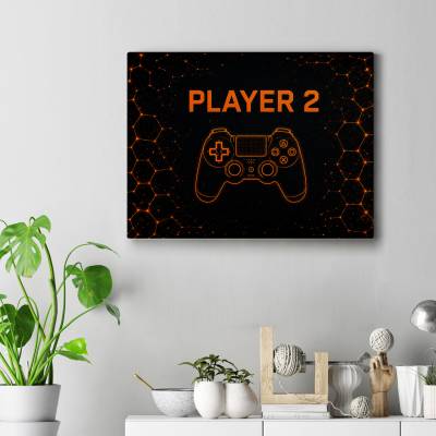 تابلو کنواس (بوم) طرح گیمینگ ( Gaming) - کد : 021