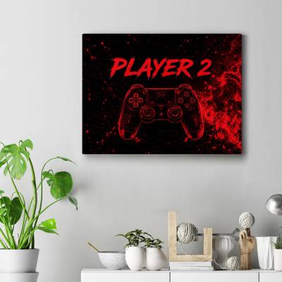 تابلو کنواس (بوم) طرح گیمینگ ( Gaming) - کد : 022
