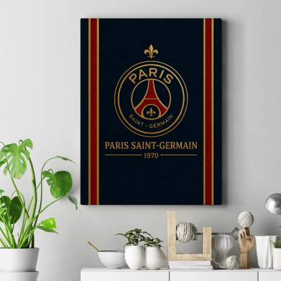 تابلو کنواس (بوم) طرح پاری سن ژرمن ( Paris Saint-Germain) - کد : 001