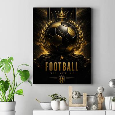 تابلو کنواس (بوم) طرح فوتبال ( Football) - کد : 001